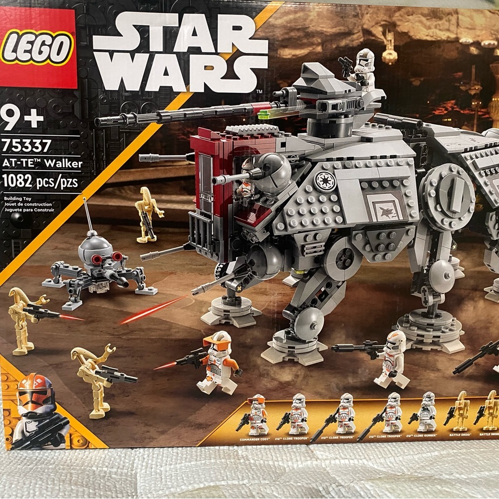Lego Gray and Red Building Set AT-TE Walker